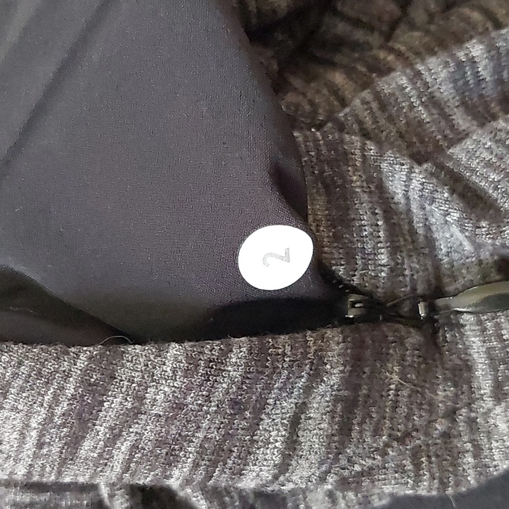 Lululemon &go Where-To Dress *Long Sleeve I Heathered Black size 2 - Picture 10 of 11